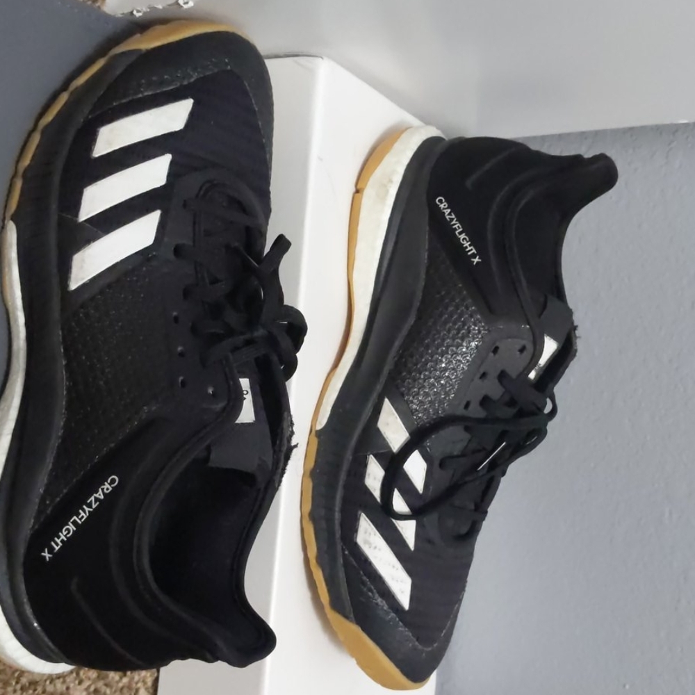 Black Adidas Volleyball Shoes